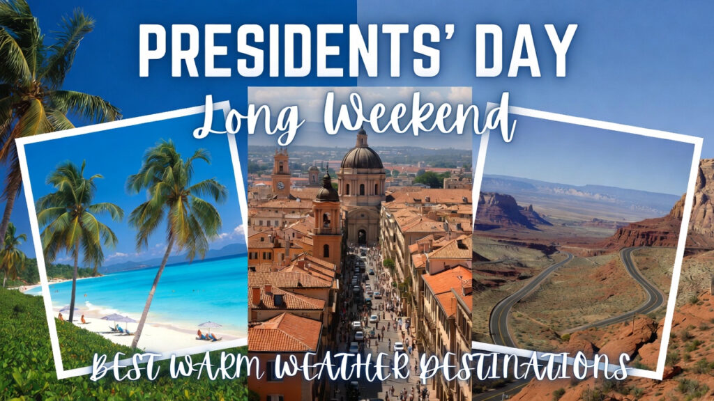 Best Warm Weather Destinations for Presidents' Day Long Weekend