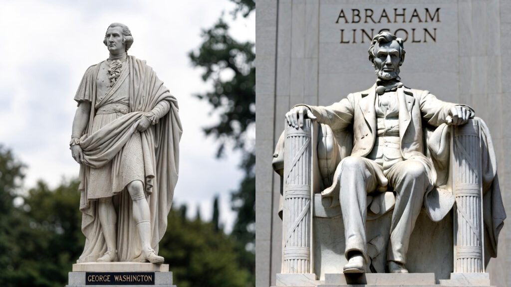 George Washington and Abraham Lincoln Legacy Comparison