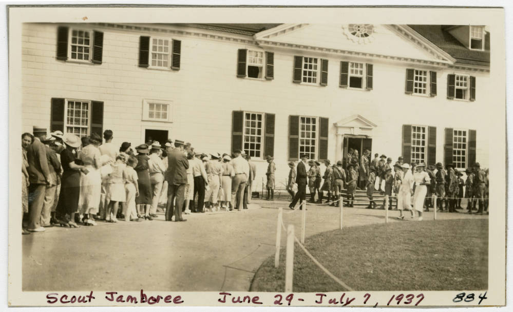 Mount Vernon - First National Jamboree June 29-July 7 1937 - George Washington's Home
