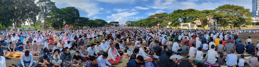 1445 Hijr Eid al-Fitr Prayer at Saburai Enggal Plaza
