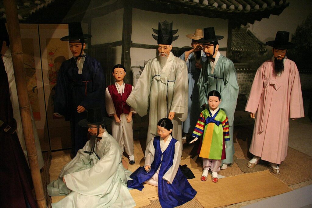 Korean clothing-Hanbok-Joseon period-01