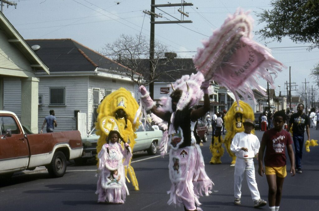 Mardi Gras Indians, New Orleans, 1989