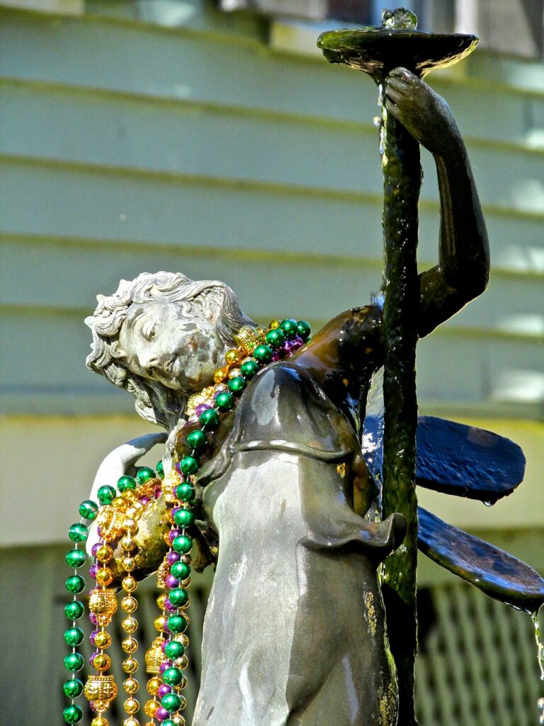 Mardi Gras decorations in Galveston Texas 2015 03