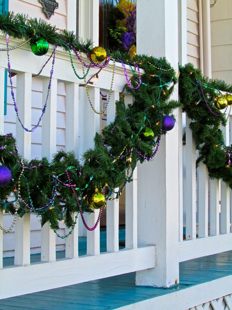 Mardi Gras decorations in Galveston Texas 2015 06
