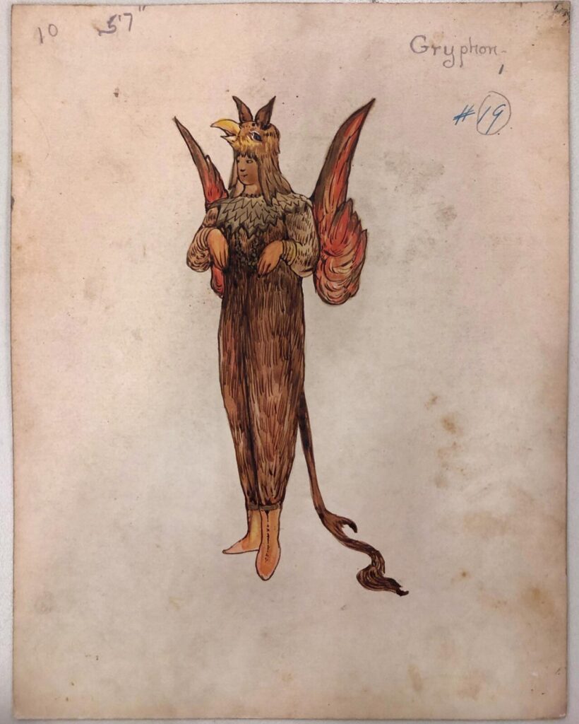 Mithras New Orleans Mardi Gras costume 1913 - Gryphon
