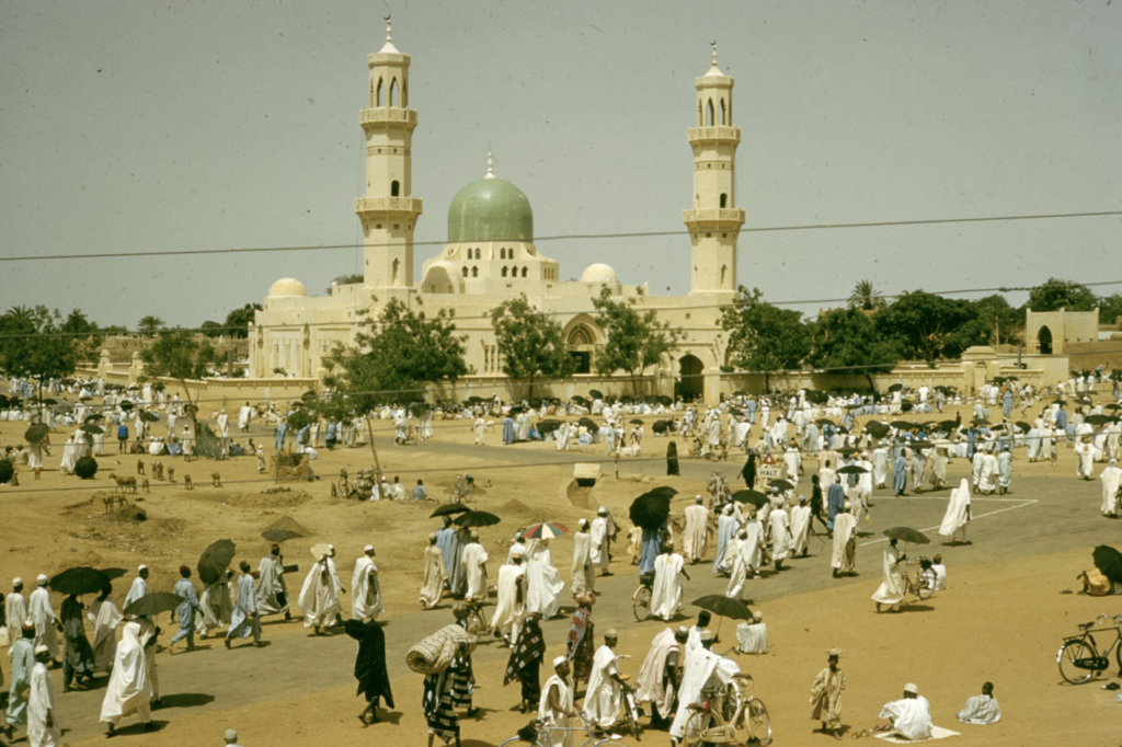 Muslims at prayer at Central Mosque of Kano, Nigeria 2