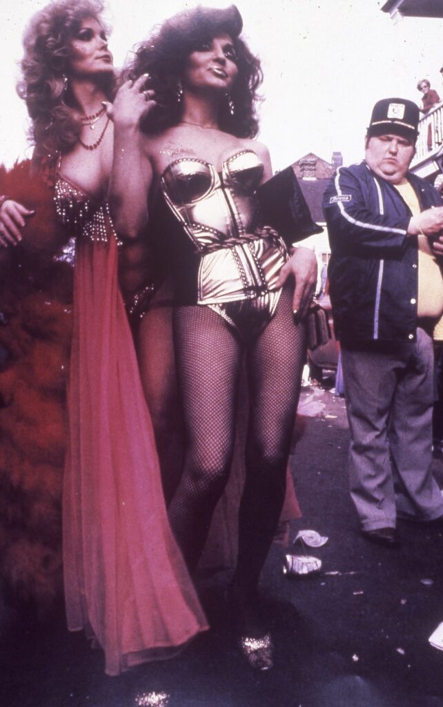 Regal Looking Costumes at Mardi Gras, New Orleans 1980s