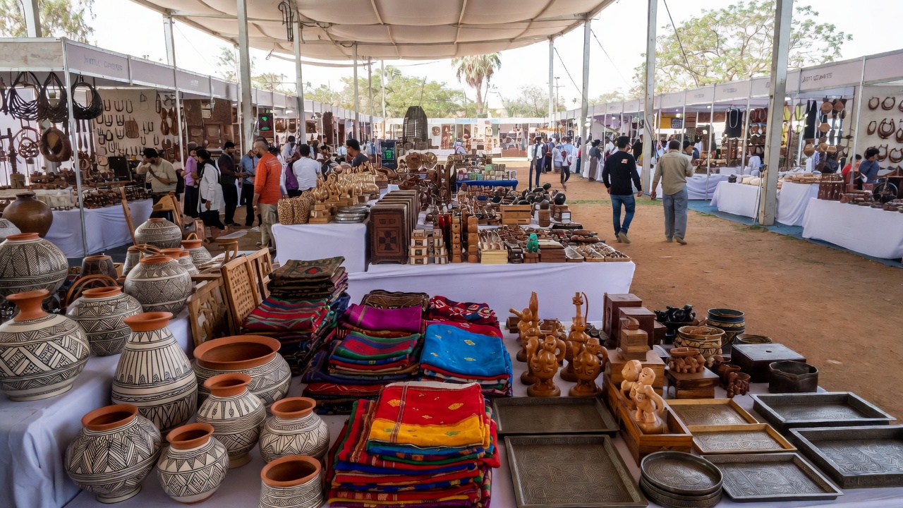 Art and Crafts at Taj Mahotsav