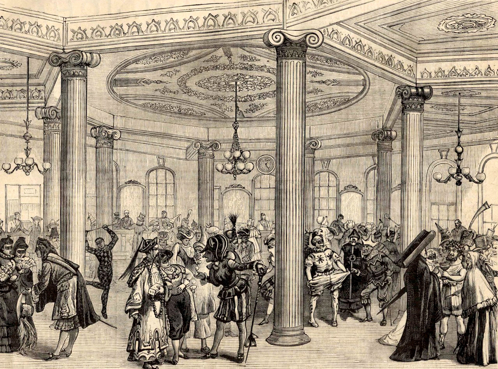 Mardi Gras 1878 St Charles Hotel New Orleans