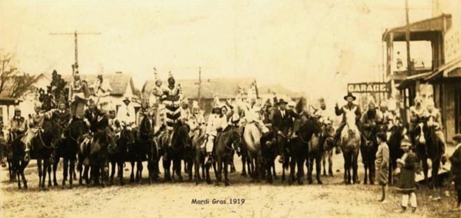 Mardi Gras 1919 Eunice Louisiana