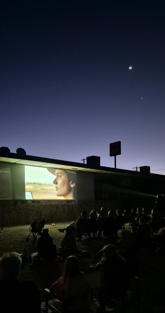 Outdoor Film Screening in Andamooka, 2024