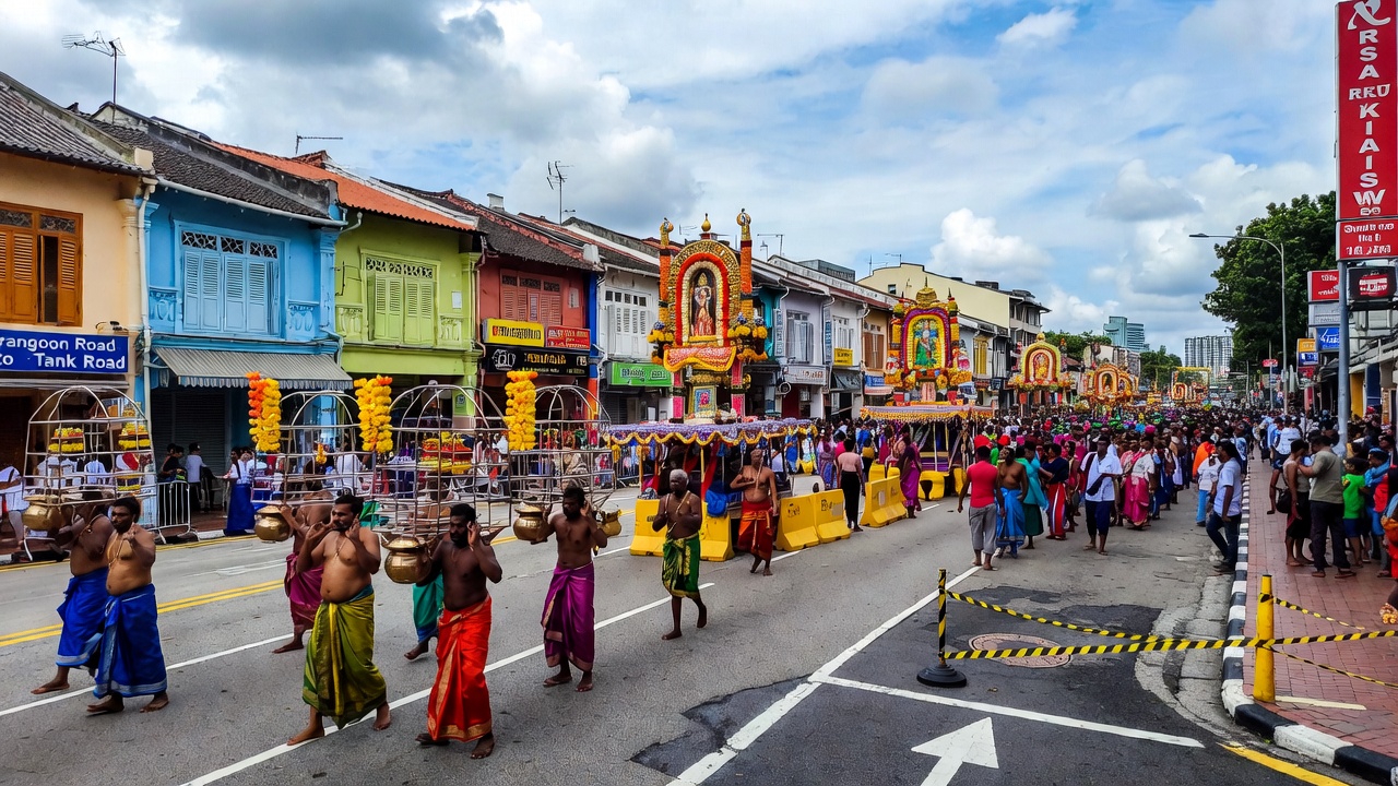 Singapore Thaipusam Procession: A Walking Guide from Serangoon to Tanjong Pagar