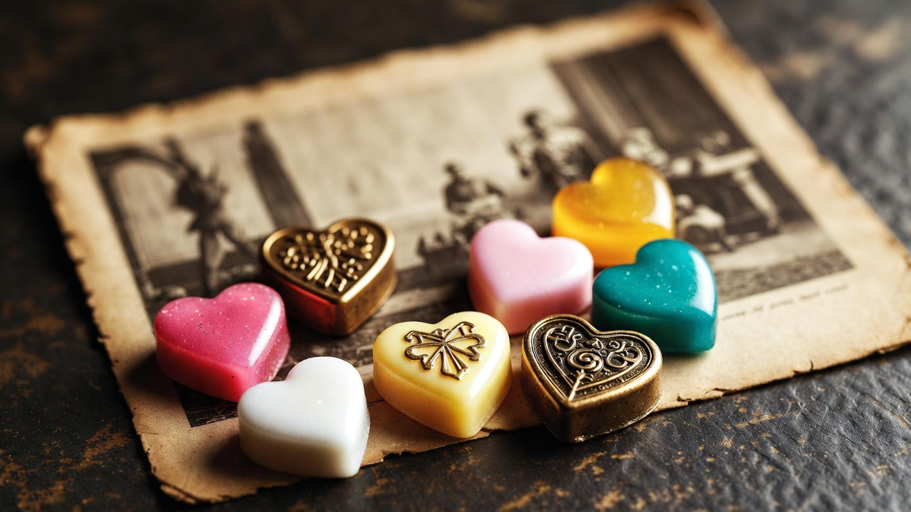 heart-shaped candy history