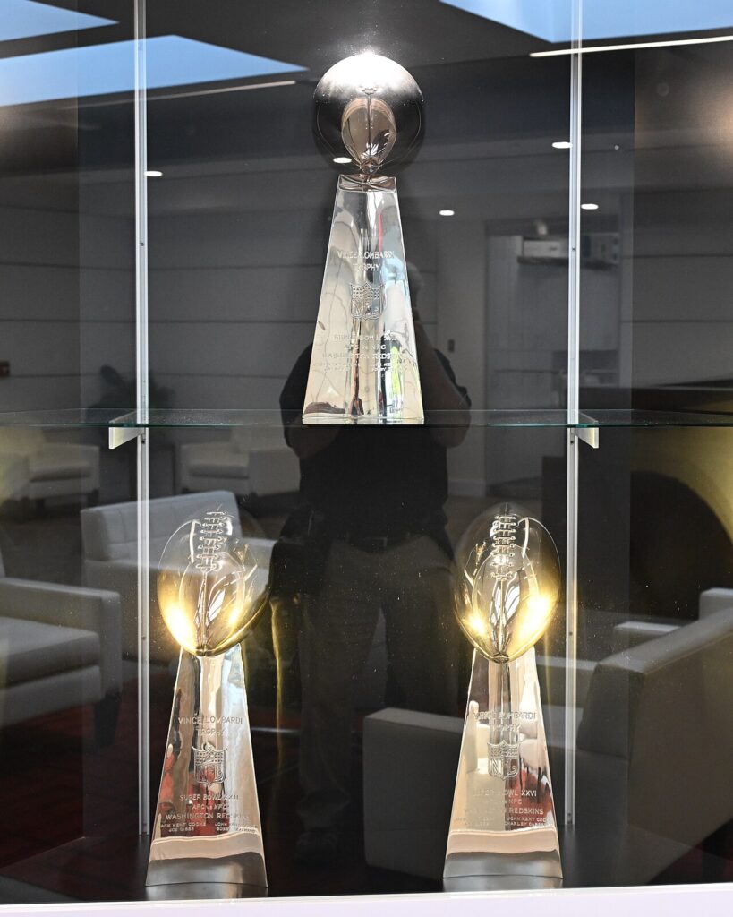 Commanders' three Vince Lombardi Trophy, 2023