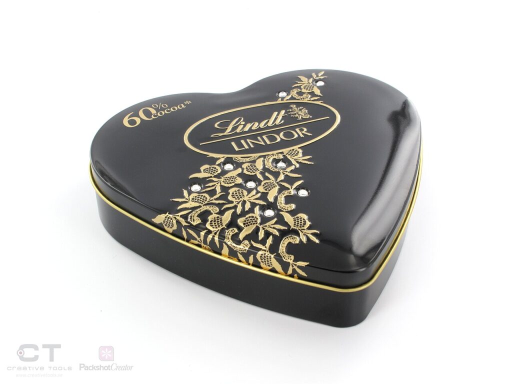 A heart-shaped box of chocolates