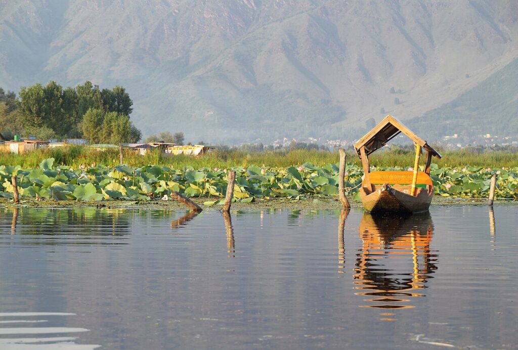 Dal Lake in Srinagar, Kashmir