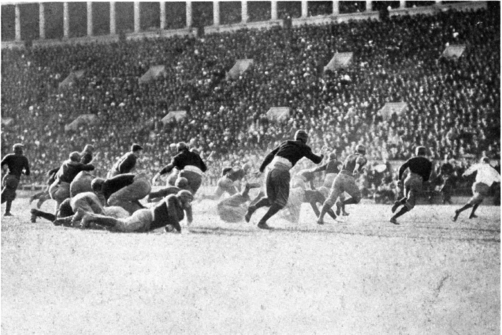Harvard-Michigan football game, October 31, 1914