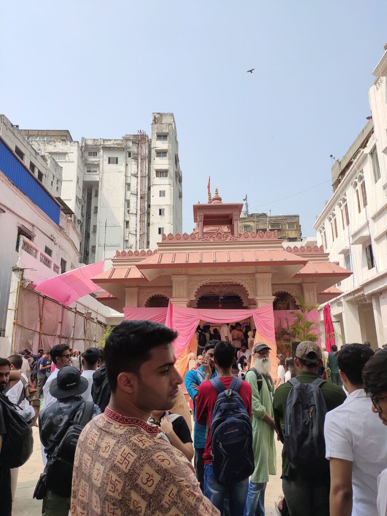 Iconic celebration where a vintage Rolls-Royce, often decorated as a chariot, carries Radha-Krishna idols through the streets 01