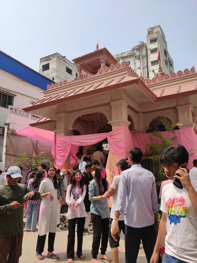 Iconic celebration where a vintage Rolls-Royce, often decorated as a chariot, carries Radha-Krishna idols through the streets 07
