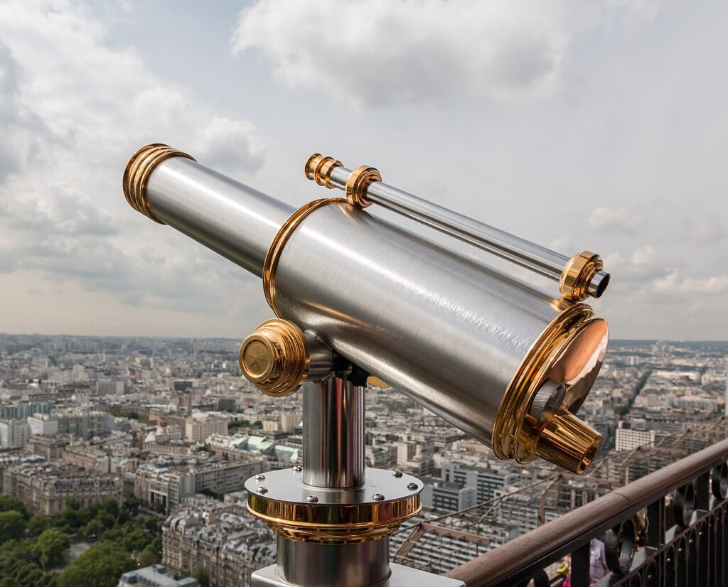 Paris, Eiffelturm, Teleskop -- 2014 -- 1272