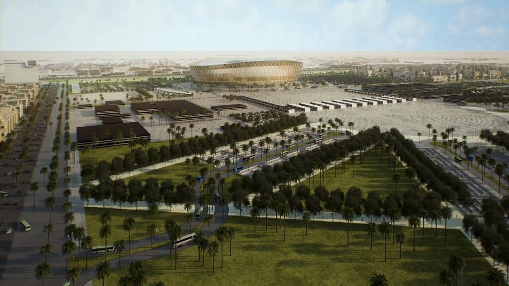 Rendering of Lusail Stadium upon completion