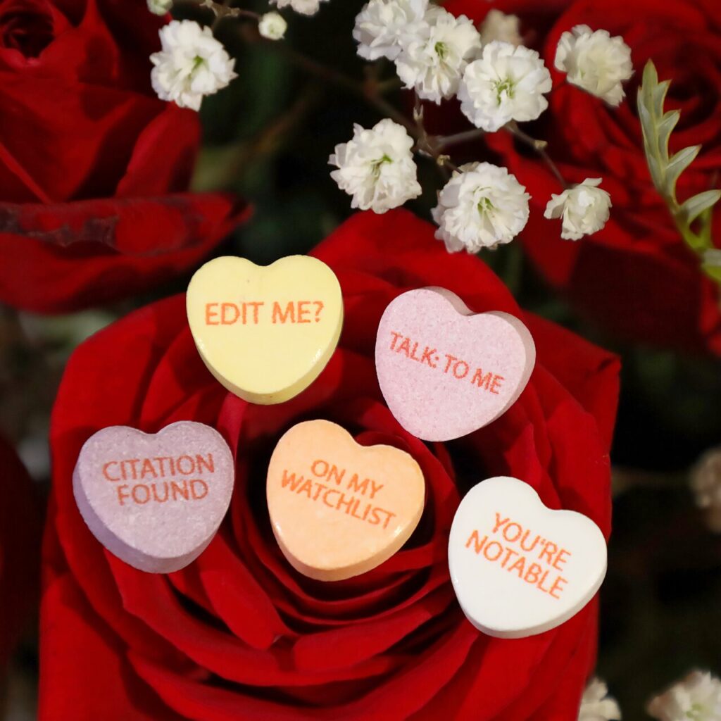 Conversation heart candies
