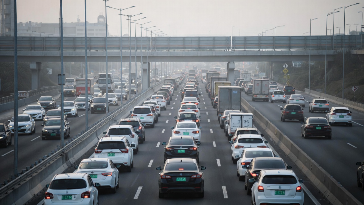 Chinese New Year Travel Peak Road Conditions