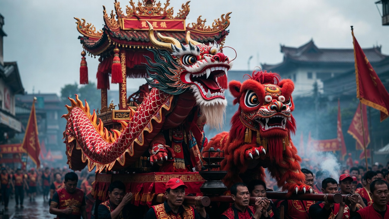 Pak Nam Pho Chinese New Year Procession