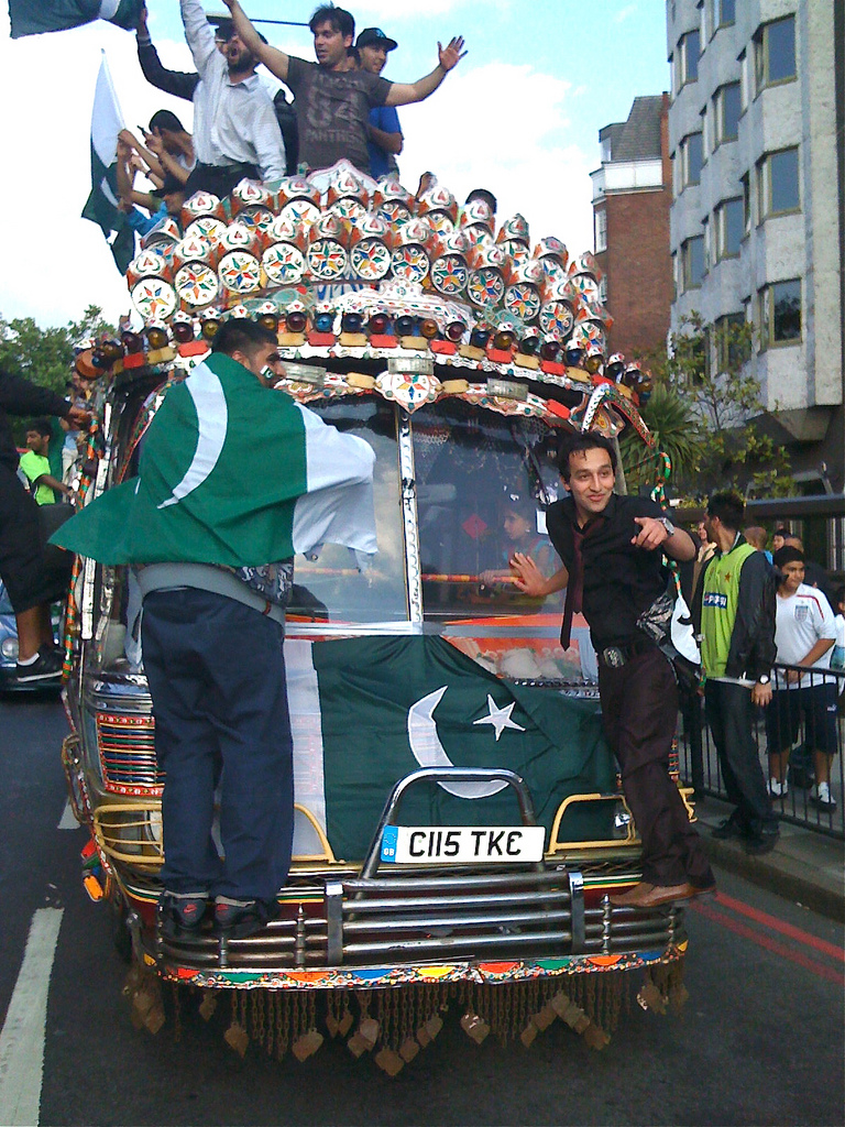 Pakistan fans celebrate - Magic Bus