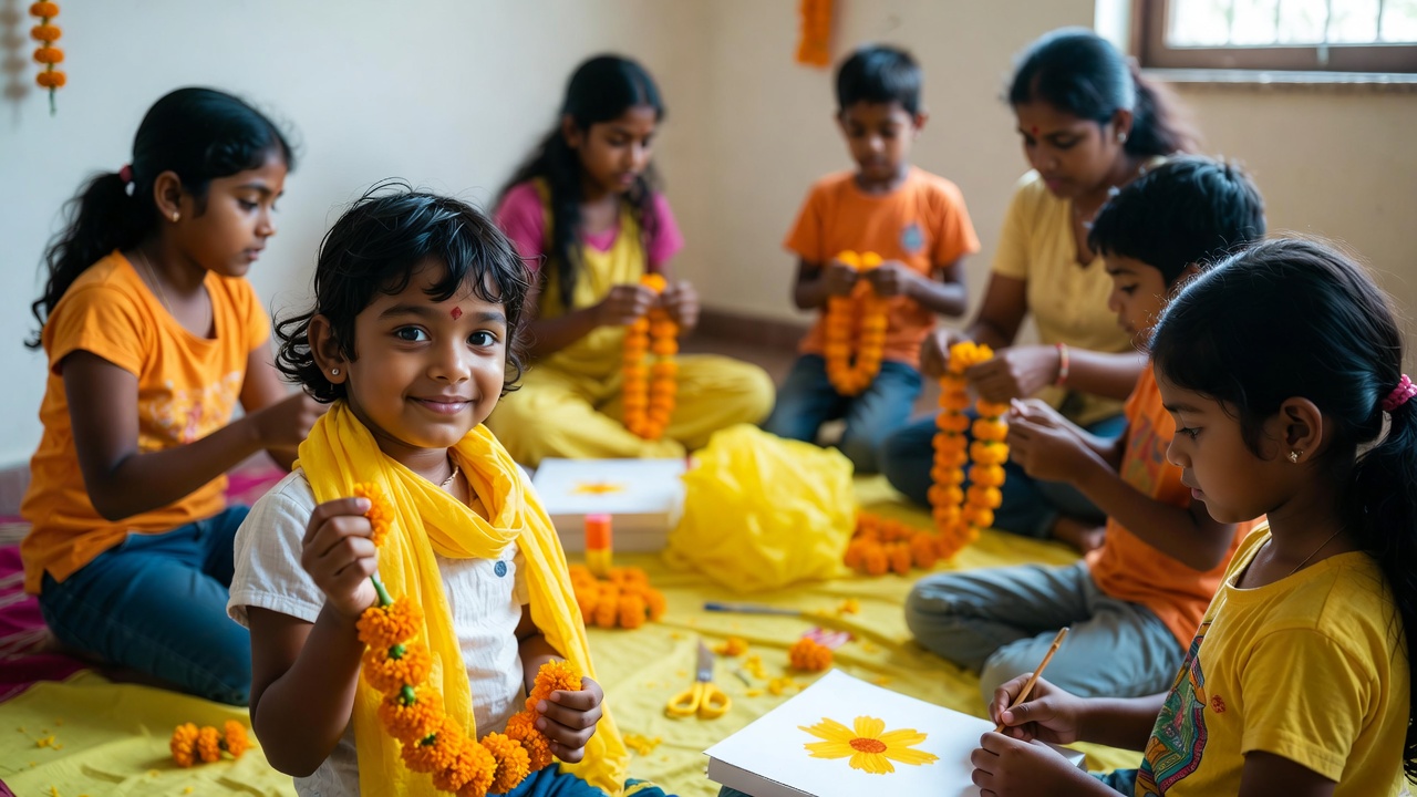 Vasant Panchami Activities & Crafts for Kids and Families
