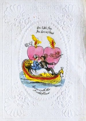 A Victorian Valentine card