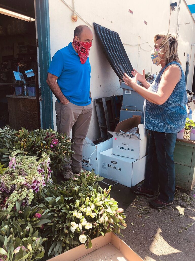 Jimmy Panetta getting flowers for Mother's Day 01