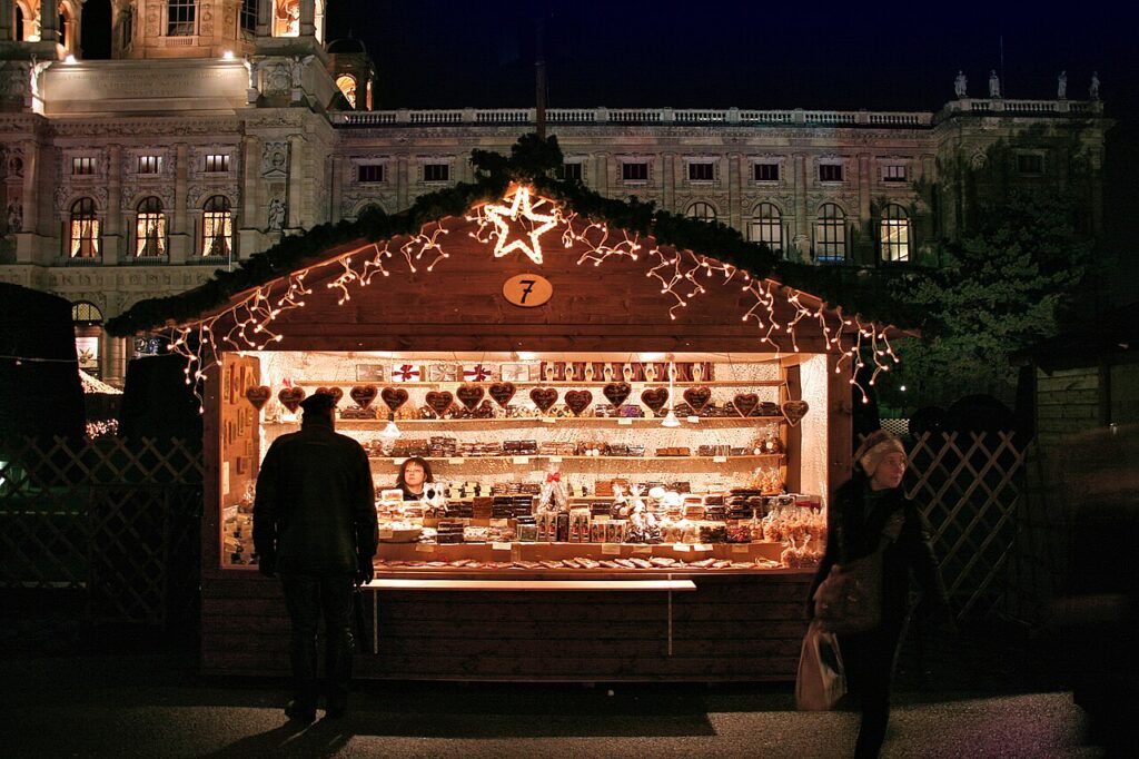 Christmas market in Vienna