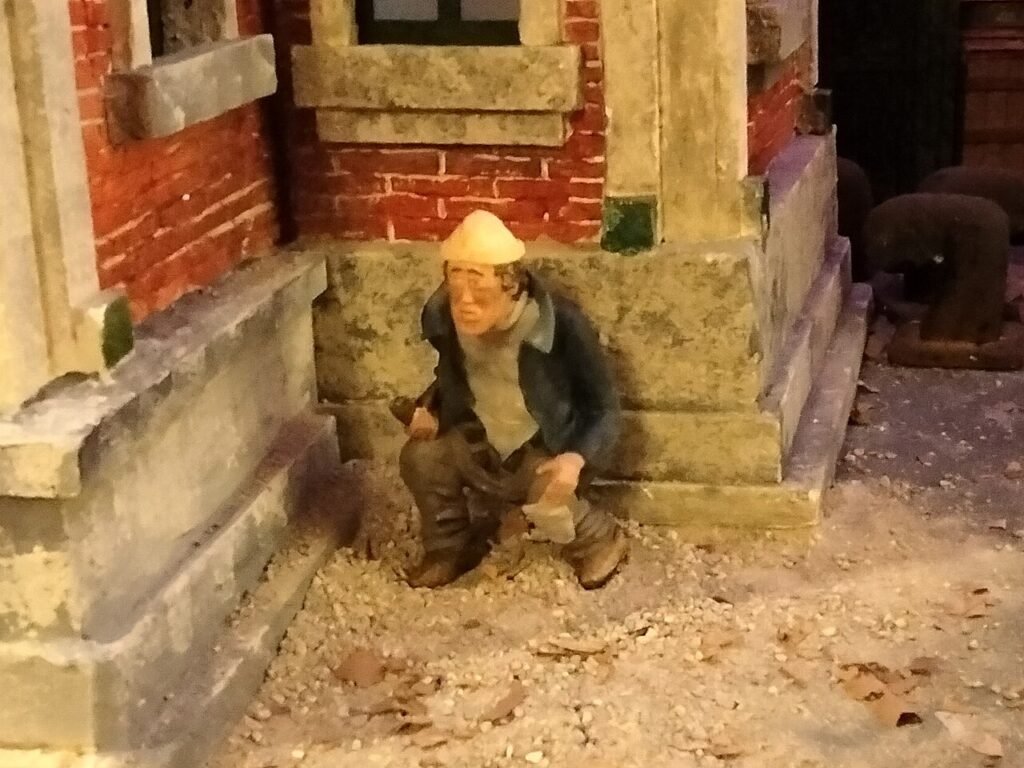 El Caganer in the Barcelona city nativity scene