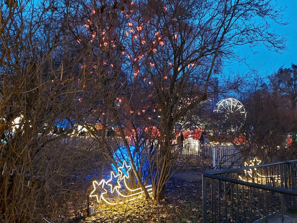 The Christkindlmarkt at Viennas Rathausplatz