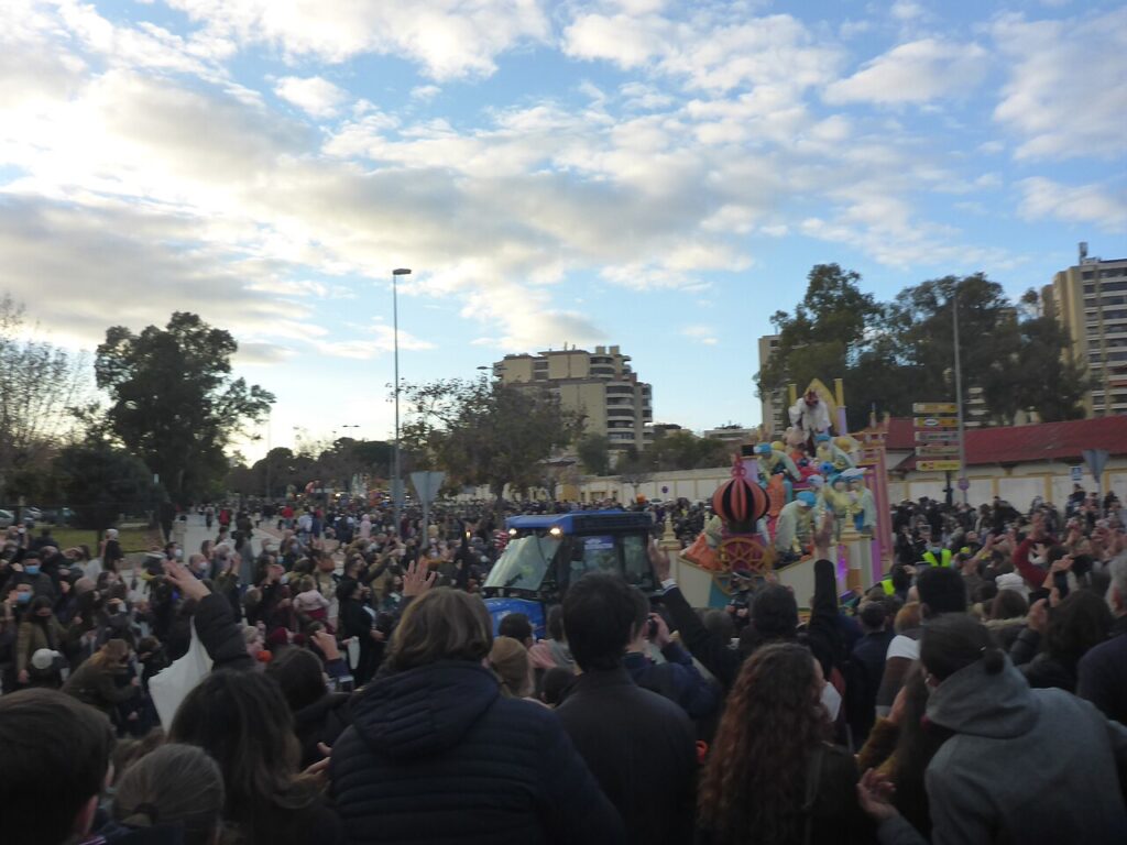 The Three Kings parade in Jerez de la Frontera