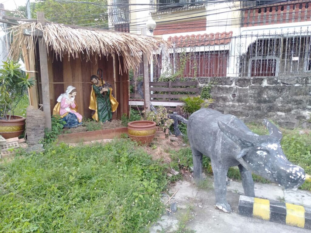 A Filipino belen nativity scene