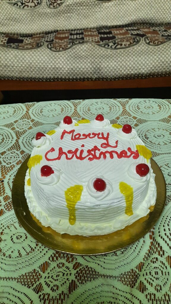An Indian Christmas plum cake