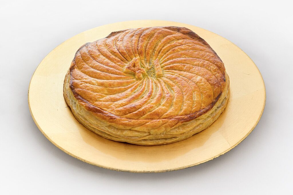 A galette des rois Epiphany cake