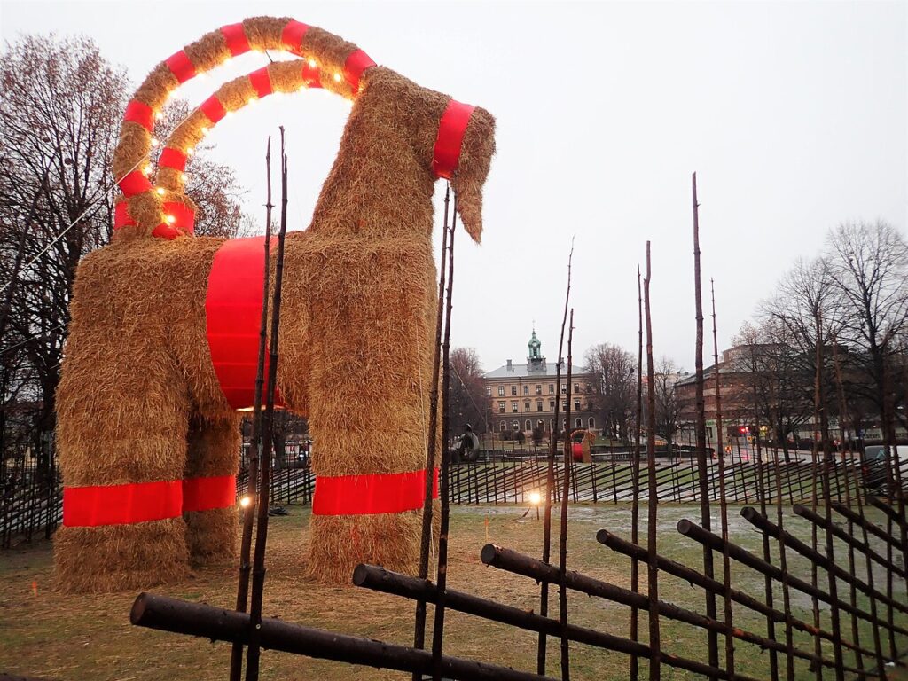 The giant straw Gavle Goat