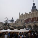 Christmas market on the Main Market Square in Krakow, Poland