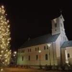 Lighting of the Oslo Christmas tree at Austurvollur square in Reykjavik