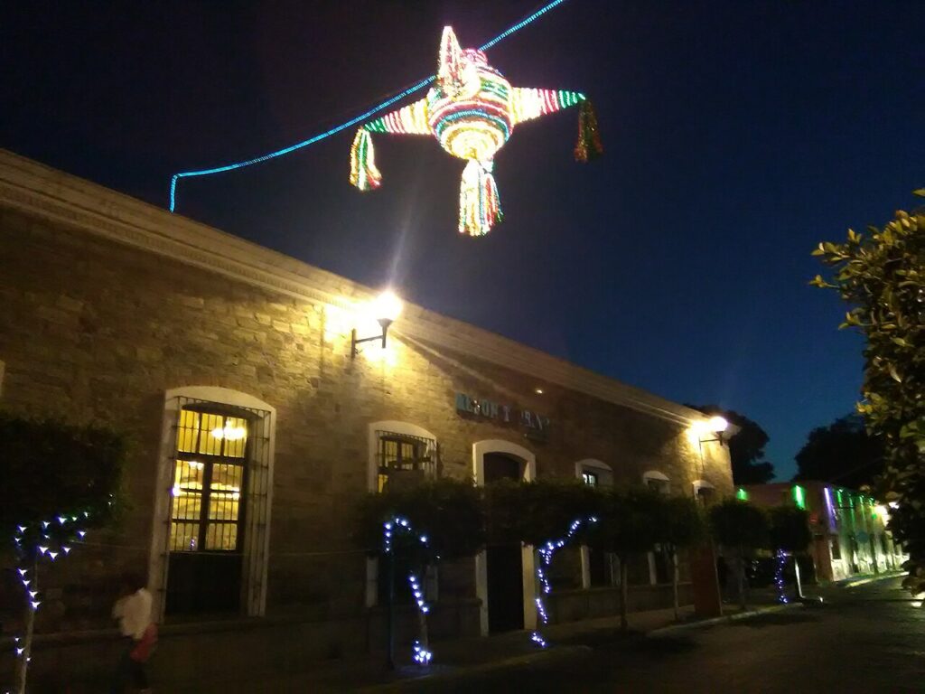 Traditional pinatas in Tlaxcala