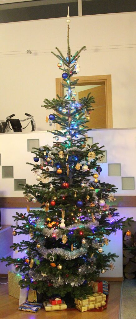 A traditional Polish Christmas tree