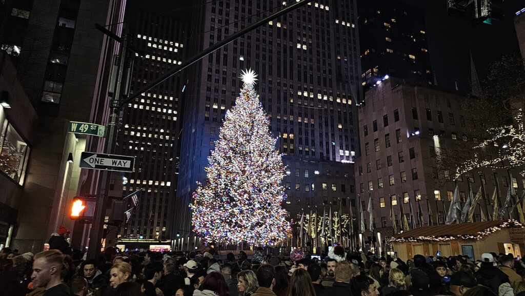 The Rockefeller Center Christmas tree