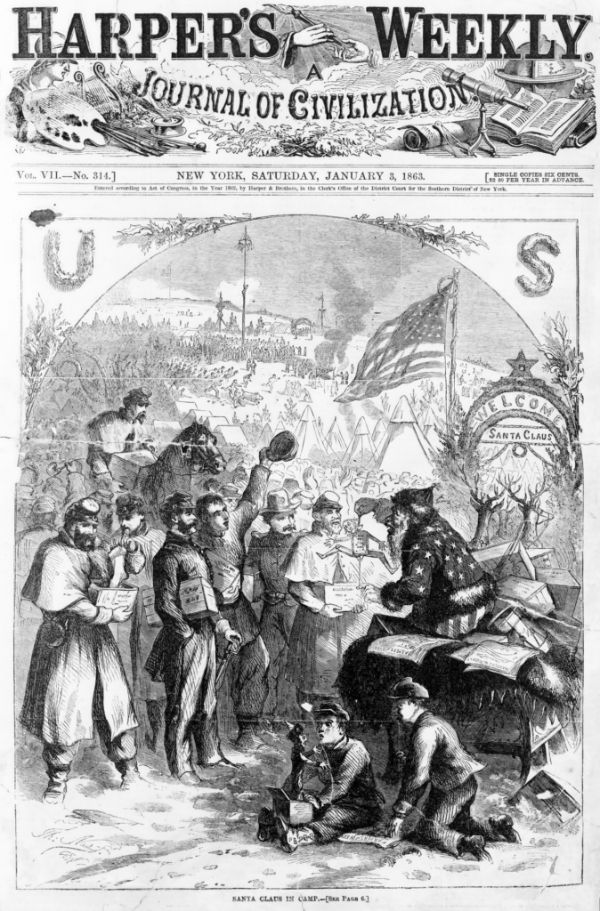 An 1863 Thomas Nast Santa Claus