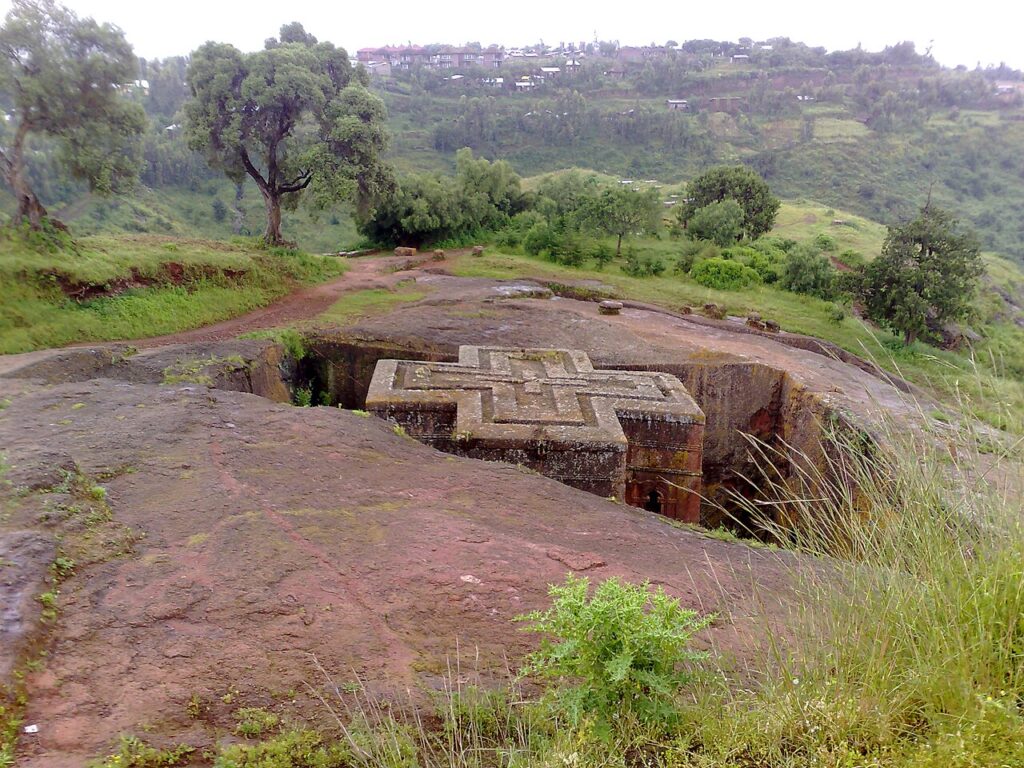 Bete Giyorgis rock church at Lalibela