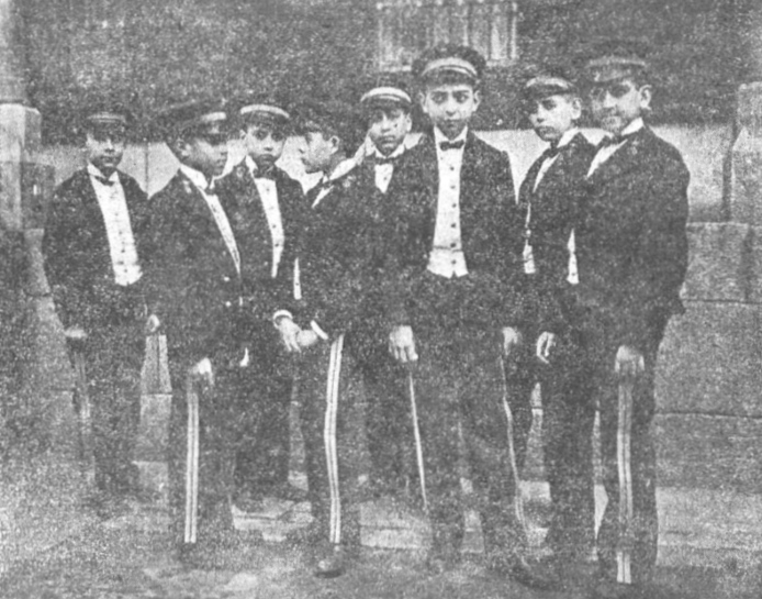 The children of San Ildefonso, Madrid 1908