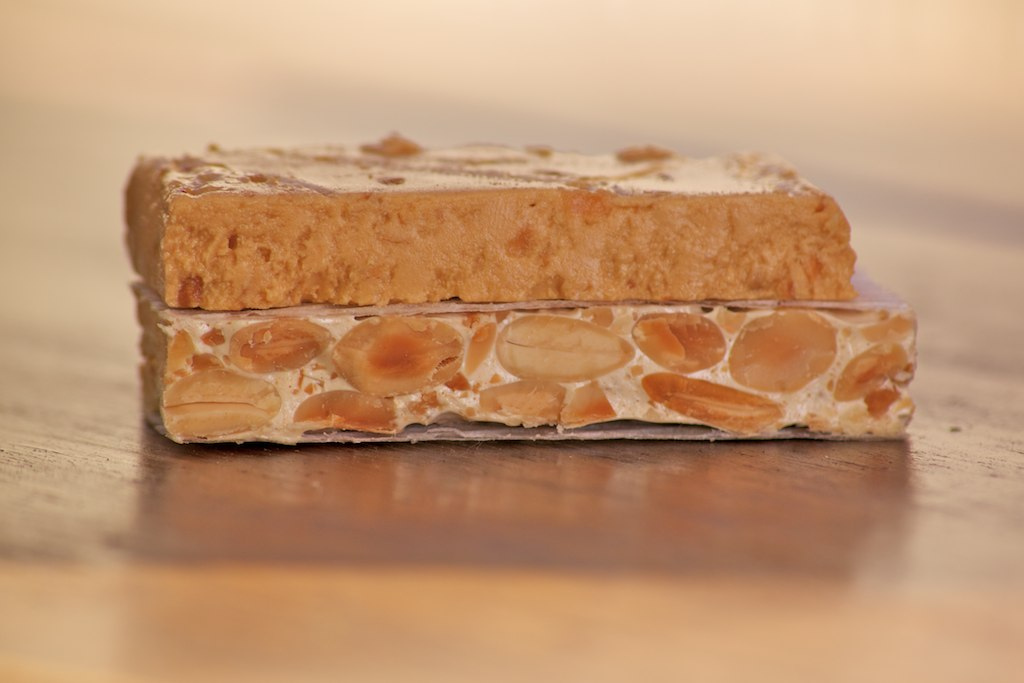 Spanish turron nougat